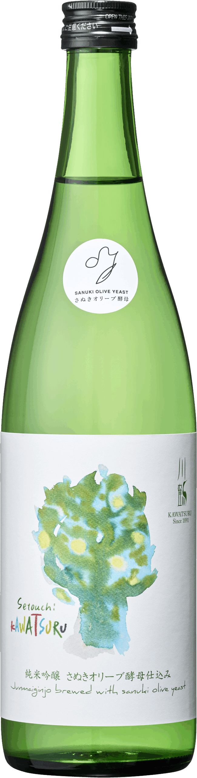 Setouchi KAWATSURU 純米吟醸 さぬきオリーブ酵母仕込み